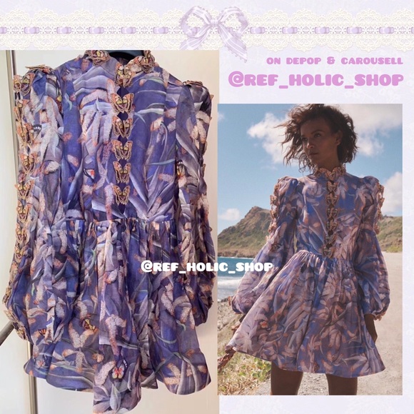 Zimmermann Botanica Butterfly-Detailed Mini Dress - Picture 5 of 11